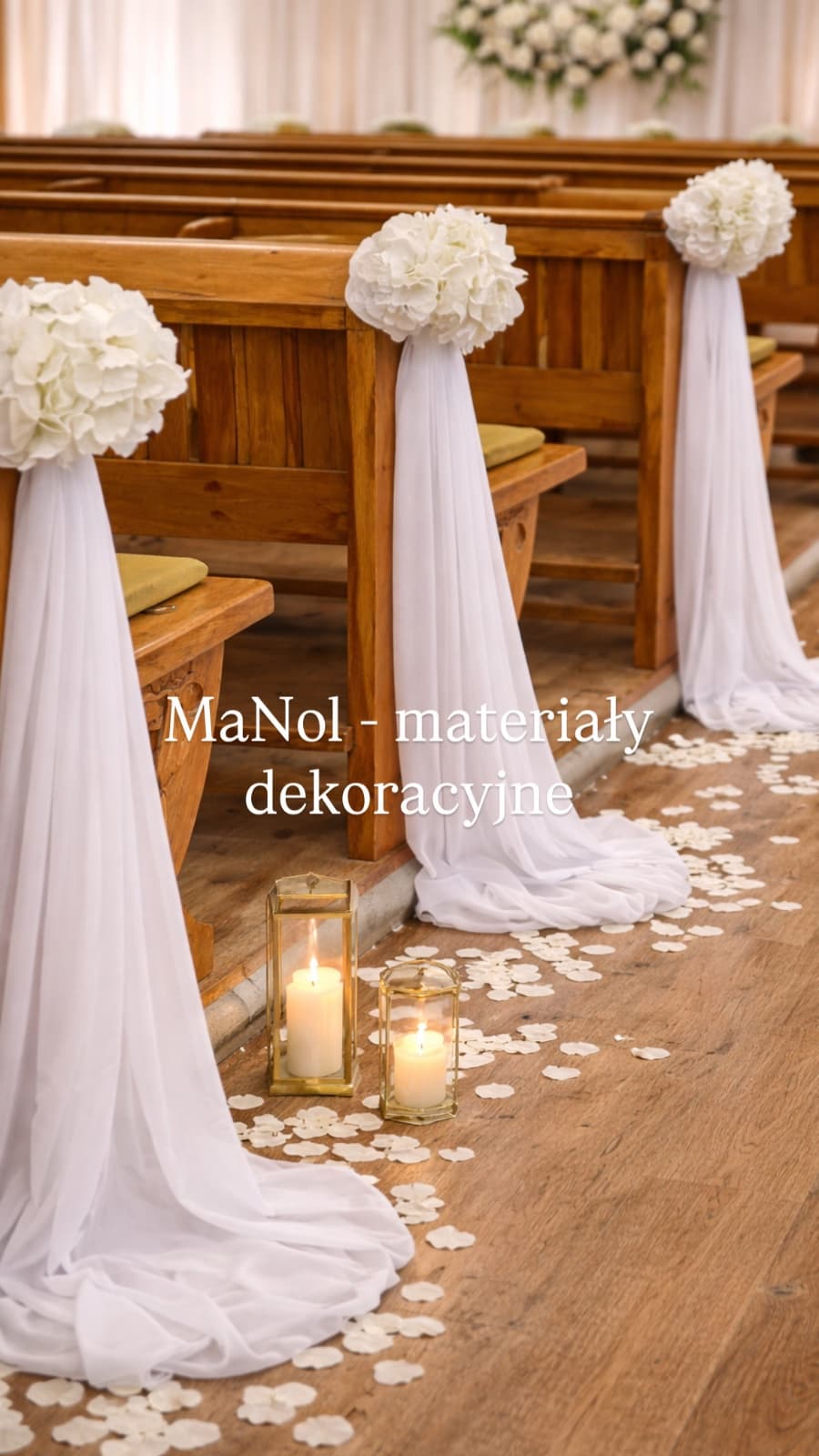 Woal do dekoracji - biały 1x300 — woal na wesele, Woal, Biały — miniatura MaNol
