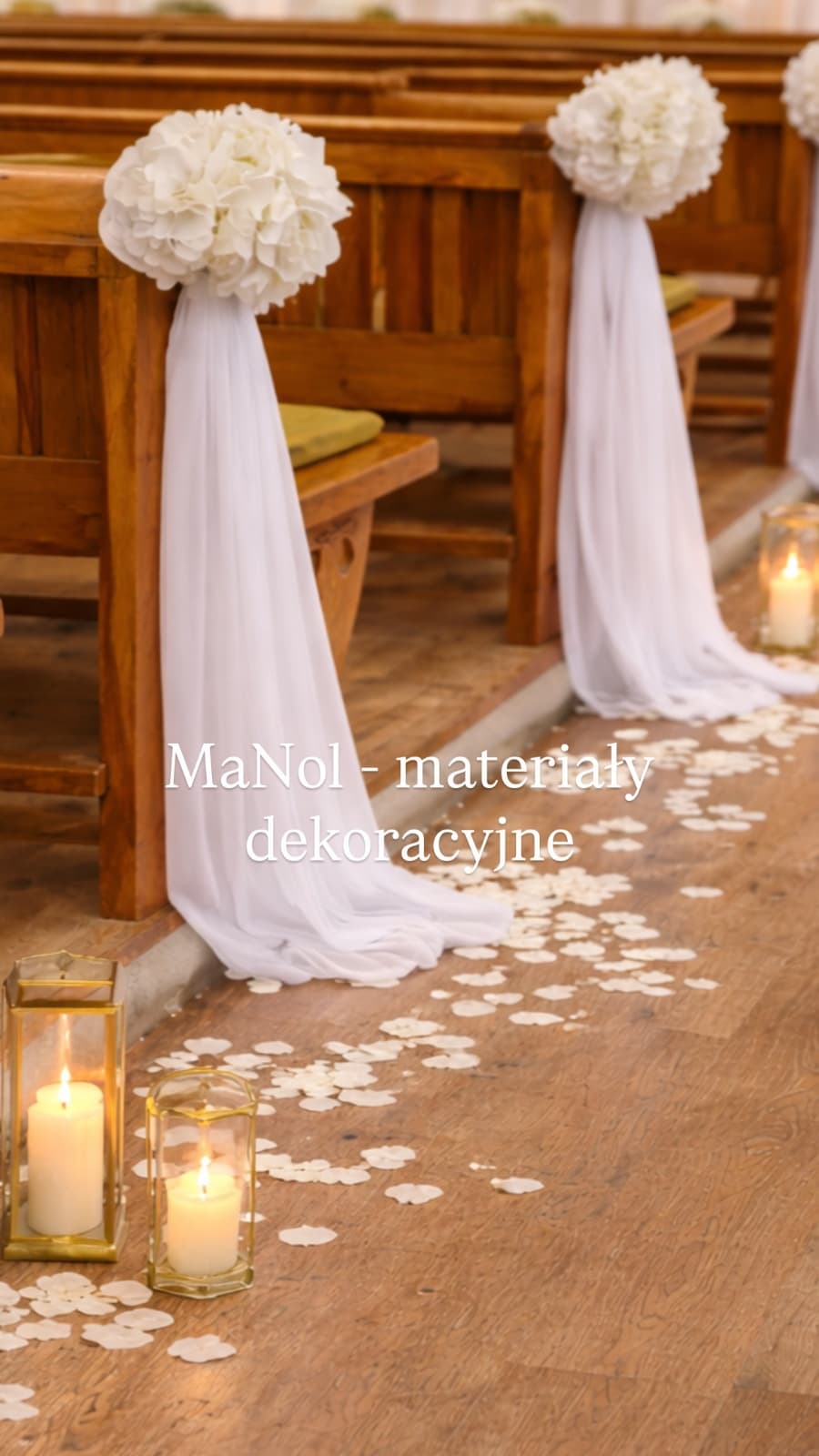 Woal do dekoracji - biały 0,5x300 — woal na wesele, woal, Biały — miniatura MaNol