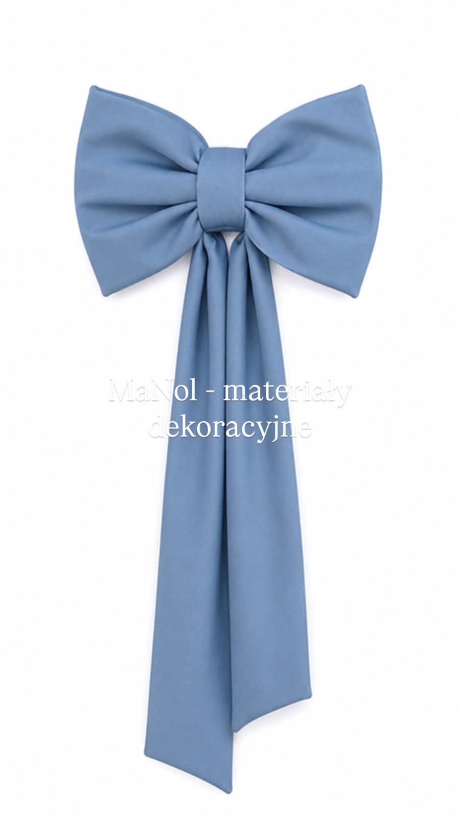 Kokarda barbie - dusty blue 45x35 — kokarda na wesele, Barbie, dusty blue — miniatura MaNol
