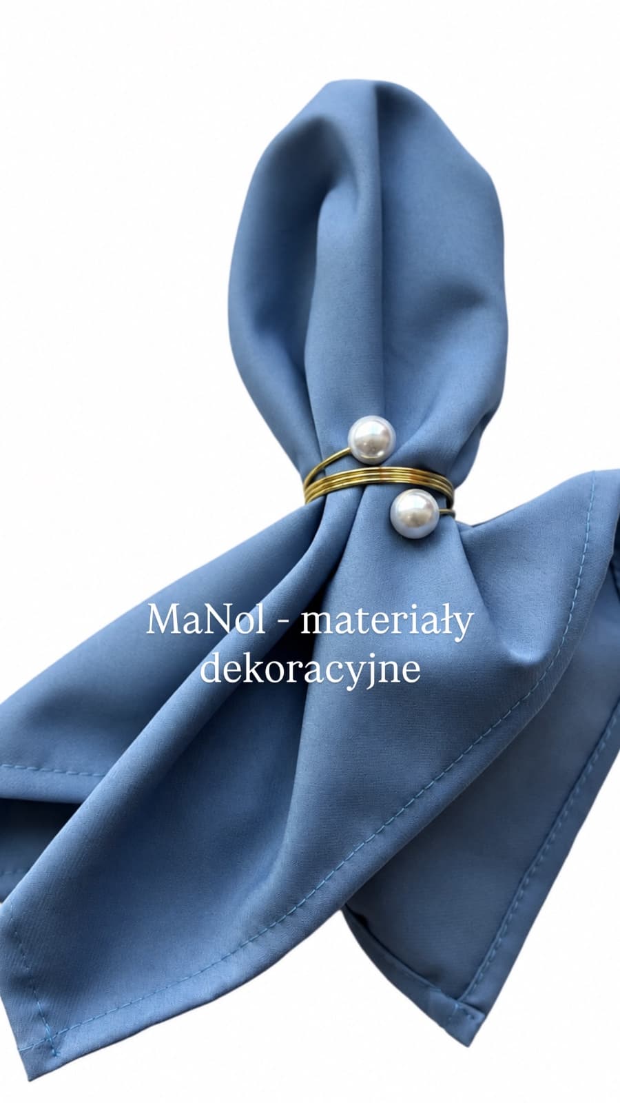 Serweta barbie - dusty blue — serweta na wesele, barbie, dusty blue — miniatura MaNol