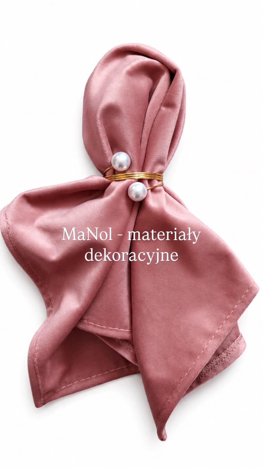 Serweta velvet - indyjski róż — serweta na wesele, Velvet, Indyjski róż — miniatura MaNol