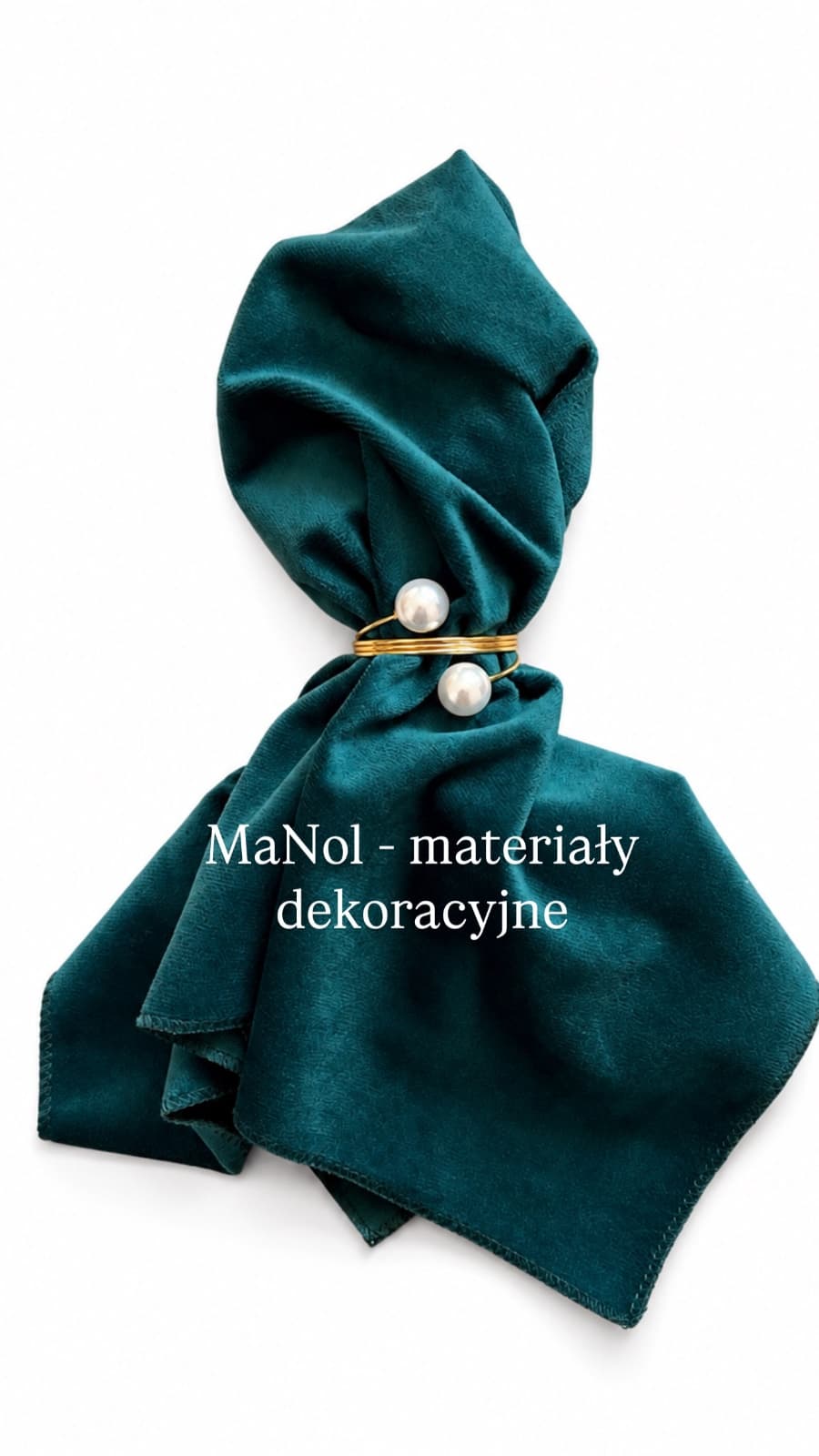 Serweta Velvet - morski — serweta na wesele, Velvet, Morski — miniatura MaNol